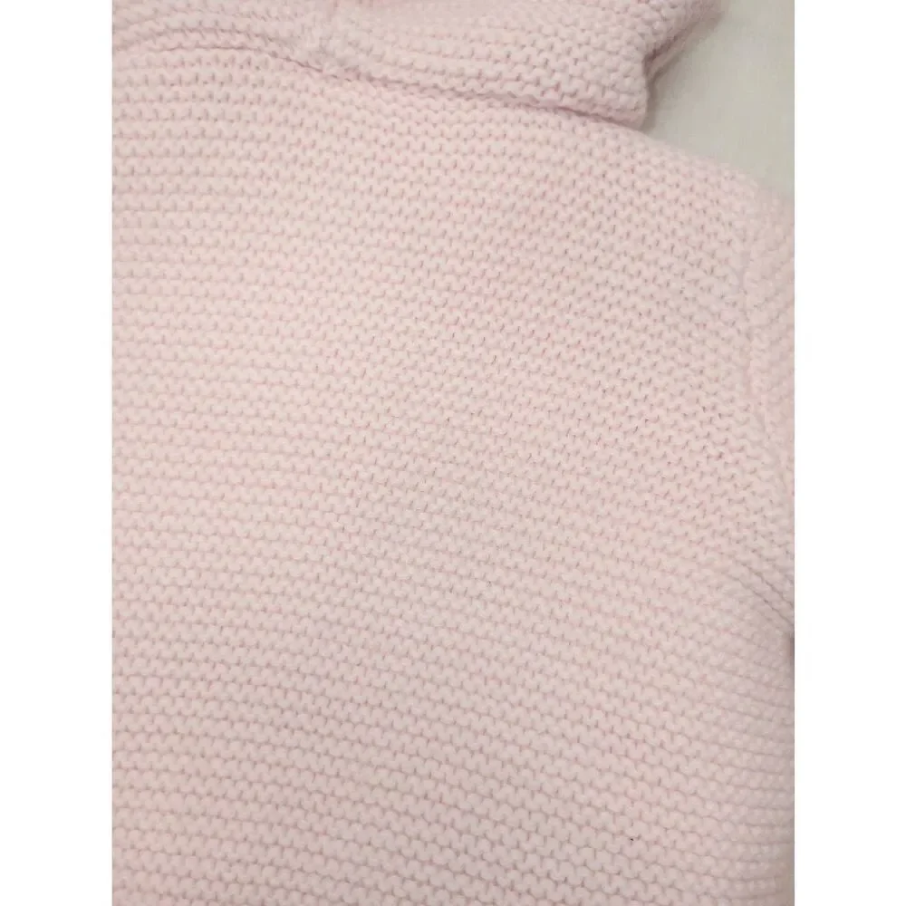 Carters pink knit, Sherpa lined coat 0-3 months girls